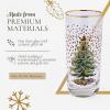 image:imageSpode Christmas Tree 15 Fl Oz Highball Glass Set of 4 Polka Dot  Classic Highball amp Barware Cocktail Glasses for Mixed Drinks Beverage Glasses for Holiday Celebrations63 H x 275 L x 275 W Pack of 2