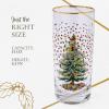 image:imageSpode Christmas Tree 15 Fl Oz Highball Glass Set of 4 Polka Dot  Classic Highball amp Barware Cocktail Glasses for Mixed Drinks Beverage Glasses for Holiday Celebrations63 H x 275 L x 275 W