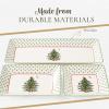 image:imageSpode Christmas Tree 3Piece Dessert Trays Polka Dot  Holiday Dinnerware amp Decorative Nesting Trays Holiday Winter Serving for All Parties amp Occasions  for Snacks Appetizers Cookies