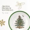 image:imageSpode Christmas Tree 65 Bread and Butter Plate Set of 4  Festive Holiday Dinnerware with Classic Christmas Tree  Stoneware Plate for Bread Butter Appetizers  Microwave amp Dishwasher Safe