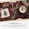 image:imageSpode Christmas Tree 6inch Rice Bowl  Set of 4 Ceramic Bowls for Soup Stews and Sticky Rice Dishwasher and Microwave Safe Festive Holiday Dinnerware with Nostalgic Design and Playful Polka DotsTartan