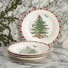 image:imageSpode Christmas Tree 8 Candy Cane Appetizer Plates Set of 4  Festive Holiday Tableware Dishwasher amp Microwave Safe  Ideal for Desserts Snacks Salads  Christmas Dcor amp Holiday Gift