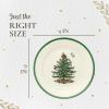 image:imageSpode Christmas Tree 9Inch Luncheon Plate Set of 4  Porcelain Dinner amp Appetizer Plate HolidayThemed Serving Tray Microwave amp Dishwasher Safe Festive Seasonal Dining