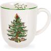 image:imageSpode Christmas Tree Cafe Mug Set of 4  14 Oz Ceramic Holiday Coffee Mugs for Tea Hot Chocolate Lattes  Festive Design with Santa and Christmas Tree Motif  Microwave amp Dishwasher Safe