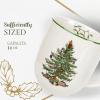 image:imageSpode Christmas Tree Cafe Mug Set of 4  14 Oz Ceramic Holiday Coffee Mugs for Tea Hot Chocolate Lattes  Festive Design with Santa and Christmas Tree Motif  Microwave amp Dishwasher Safe