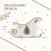 image:imageSpode Christmas Tree Embossed Sleigh Plate 9Inch Festive Serving Dish for Christmas Tableware  Fine Porcelain Decorative Holiday Platter for Serving Holiday Treats amp Table Dcor