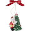 image:imageSpode Christmas Tree French Bulldog Ornament Festive Tree Decoration for Holiday Celebrations with Ribbon Bow for Hanging Beautiful Seasonal Accent amp Classic Home Holiday DcorTree Hugger Snowman