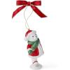 image:imageSpode Christmas Tree French Bulldog Ornament Festive Tree Decoration for Holiday Celebrations with Ribbon Bow for Hanging Beautiful Seasonal Accent amp Classic Home Holiday DcorSkating Teddy Bear