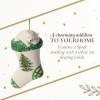 image:imageSpode Christmas Tree Kitten in Stocking Ornament Festive Holiday Bauble for Christmas Tree Earthenware Hanging Decoration with Red Ribbon for Easy Hanging Decorative Accent amp Keepsake Gift