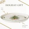 image:imageSpode Christmas Tree Lazy Susan  Non Skid 360 Degree Rotation Holiday Space Saver for Kitchen Cabinet Pantry Rotating Spice Rack Organization for Easy Access Festive Entertaining