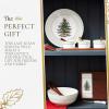 image:imageSpode Christmas Tree Lazy Susan  Polka Dot Non Skid 360 Degree Rotation Holiday Space Saver for Kitchen Cabinet Pantry Rotating Spice Rack Organization for Easy Access Festive Entertaining