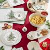 image:imageSpode Christmas Tree Polka Dot Cake Plate  11 Cookie Cupcake Dessert Serving Platter  Porcelain Cake Stand for Holiday Gatherings  Dishwasher Microwave Freezer Safe