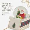 image:imageSpode Christmas Tree Santa Sleigh Winter Wonderland Snow Globe Plays Soothing Music  Durable Dolomite Personalized Collectible Great for Christmas Weddings Home Dcor