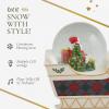 image:imageSpode Christmas Tree Santa Sleigh Winter Wonderland Snow Globe Plays Soothing Music  Durable Dolomite Personalized Collectible Great for Christmas Weddings Home Dcor