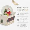 image:imageSpode Christmas Tree Santa Sleigh Winter Wonderland Snow Globe Plays Soothing Music  Durable Dolomite Personalized Collectible Great for Christmas Weddings Home Dcor