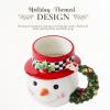 image:imageSpode Christmas Tree Snowman Toby Mug  Festive Ceramic Coffee Cup with Decorative Snowman Design  Holiday Tea Mug Ideal for Hot Beverages  Dishwasher amp Microwave SafeSnowman