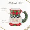 image:imageSpode Christmas Tree Snowman Toby Mug  Festive Ceramic Coffee Cup with Decorative Snowman Design  Holiday Tea Mug Ideal for Hot Beverages  Dishwasher amp Microwave SafeNutcracker