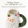 image:imageSpode Christmas Tree Snowman Toby Mug  Festive Ceramic Coffee Cup with Decorative Snowman Design  Holiday Tea Mug Ideal for Hot Beverages  Dishwasher amp Microwave SafeSanta
