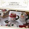 image:imageSpode Christmas Tree Snowman Toby Mug  Festive Ceramic Coffee Cup with Decorative Snowman Design  Holiday Tea Mug Ideal for Hot Beverages  Dishwasher amp Microwave SafeSnowman