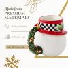 image:imageSpode Christmas Tree Snowman Toby Mug  Festive Ceramic Coffee Cup with Decorative Snowman Design  Holiday Tea Mug Ideal for Hot Beverages  Dishwasher amp Microwave SafeSnowman