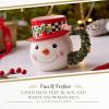 image:imageSpode Christmas Tree Snowman Toby Mug  Festive Ceramic Coffee Cup with Decorative Snowman Design  Holiday Tea Mug Ideal for Hot Beverages  Dishwasher amp Microwave SafeSnowman