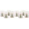 image:imageSpode Christmas Tree 14 Fl Oz Double Old Fashion Glass Set of 4 Polka Dot  Whiskey amp Bourbon Glasses for Festive Entertaining OldFashioned amp Rocks Glasses for Holiday Drinks4 H x 31 L x 31 W Pack of 2