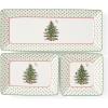image:imageSpode Christmas Tree 3Piece Dessert Trays Polka Dot  Holiday Dinnerware amp Decorative Nesting Trays Holiday Winter Serving for All Parties amp Occasions  for Snacks Appetizers Cookies