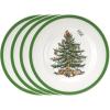 image:imageSpode Christmas Tree 65 Bread and Butter Plate Set of 4  Festive Holiday Dinnerware with Classic Christmas Tree  Stoneware Plate for Bread Butter Appetizers  Microwave amp Dishwasher Safe