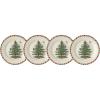 image:imageSpode Christmas Tree 8 Candy Cane Appetizer Plates Set of 4  Festive Holiday Tableware Dishwasher amp Microwave Safe  Ideal for Desserts Snacks Salads  Christmas Dcor amp Holiday Gift