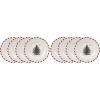 image:imageSpode Christmas Tree Canape Plates  Set of 4  Peppermint Design Holiday Appetizer Plate  Christmas Serving amp Festive Dish  Seasonal Decorative Plate Holiday Tableware06 H x 65 L x 65 W Pack of 2