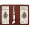 image:imageSpode Christmas Tree Cheese Board amp Knife Set Polka Dot  Holiday Entertaining Charcuterie amp Cracker Tray Seasonal Serveware  Christmas Table Setting amp Cheese Presentation