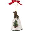 image:imageSpode Christmas Tree Collection Collectors Santa Bell Ornament 2022 Hanging Ornament Festive Holiday Dcor Keepsake 45 Inch Made of Dolomite