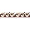 image:imageSpode Christmas Tree Condiment Set  7 Piece Holiday Serveware Set  Ceramic Dip Bowls Spoons Serving Tray Included  Appetizers Sauces and Snacks  Polka Dot Festive Entertaining4 H x 15 L x 425 W Pack of 2
