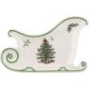 image:imageSpode Christmas Tree Embossed Sleigh Plate 9Inch Festive Serving Dish for Christmas Tableware  Fine Porcelain Decorative Holiday Platter for Serving Holiday Treats amp Table Dcor