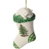 image:imageSpode Christmas Tree Kitten in Stocking Ornament Festive Holiday Bauble for Christmas Tree Earthenware Hanging Decoration with Red Ribbon for Easy Hanging Decorative Accent amp Keepsake Gift