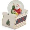 image:imageSpode Christmas Tree Santa Sleigh Winter Wonderland Snow Globe Plays Soothing Music  Durable Dolomite Personalized Collectible Great for Christmas Weddings Home Dcor