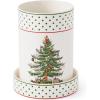 image:imageSpode Christmas Tree Wine Chiller amp Coaster Polka Dot  Elegant Wine Cooler amp Beverage Chiller for Holiday Entertaining Christmas Table Settings Festive Dinner Plates amp Seasonal Serveware
