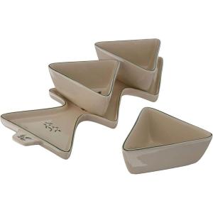 image:imageSpode 4 Piece Set Tree Platter with Dip Bowls