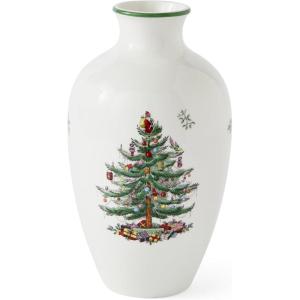 image:imageSpode Christmas Tree 10 Posy Vase  Elegant Ceramic Flower Vase Holiday Centerpiece for Floral Arrangements amp Home Decor  Beautiful Handcrafted Accent for Festive Decorations10 Inch