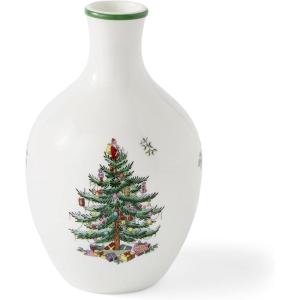 image:imageSpode Christmas Tree 10 Posy Vase  Elegant Ceramic Flower Vase Holiday Centerpiece for Floral Arrangements amp Home Decor  Beautiful Handcrafted Accent for Festive Decorations6 Inch