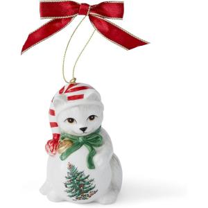image:imageSpode Christmas Tree French Bulldog Ornament Festive Tree Decoration for Holiday Celebrations with Ribbon Bow for Hanging Beautiful Seasonal Accent amp Classic Home Holiday DcorPlayful Kitten