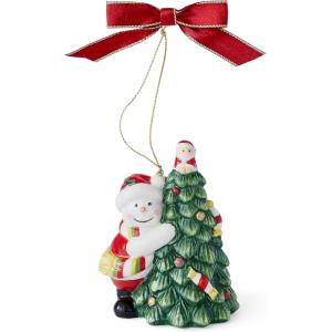 image:imageSpode Christmas Tree French Bulldog Ornament Festive Tree Decoration for Holiday Celebrations with Ribbon Bow for Hanging Beautiful Seasonal Accent amp Classic Home Holiday DcorTree Hugger Snowman