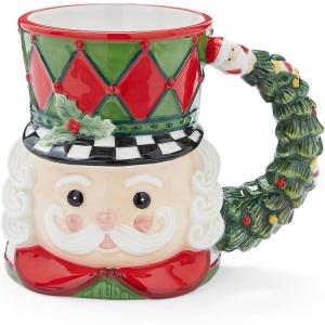 image:imageSpode Christmas Tree Snowman Toby Mug  Festive Ceramic Coffee Cup with Decorative Snowman Design  Holiday Tea Mug Ideal for Hot Beverages  Dishwasher amp Microwave SafeNutcracker