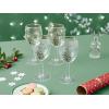 image:imageSpode Christmas Tree 13oz Wine Glasses Set of 4  Festive Holiday Drinkware with GoldRimmed Seasonal Designs Ideal for Red or White Wine at Christmas Dinners and Family Gatherings