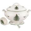 image:imageSculpted Pie DishChristmas Tree 75th Anniversary Footed Tureen and Ladle