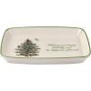 image:imageSpode Christmas Tree Rectangular Sentiment Tray 7 x 5  Festive Earthenware Serving Plate for Holiday Snacks Side Dishes Treats Durable Christmas Tableware  Microwave amp Dishwasher SafeTray