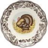 image:imageSpode Woodland Daisy Turkey Serving Bowl  10 Large Porcelain Bowl Thanksgiving Tableware Microwave amp Dishwasher Safe British Game Animal Design with Stylized Floral Border Regimental Oak Shape