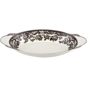 image:imageSpode Delamere 1525 Bread Tray  Serving Platter for Thanksgiving Dinner Parties and Other Events  Made from Fine Porcelain  Microwave and Dishwasher Safe