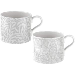 image:imageSpode William Morris Strawberry Thief and Willow Bough Mugs Set of 2 Ceramic