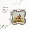 image:imageSpode Woodland Devonia Tray  250th Anniversary Collectible Pheasant Motif 14 Porcelain Serving Platter with British Flowers Border Holiday Centerpiece Oven Freezer Microwave amp Dishwasher Safe